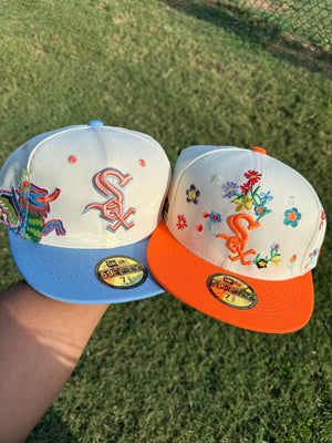 Blooming Flowers Fitted Cap