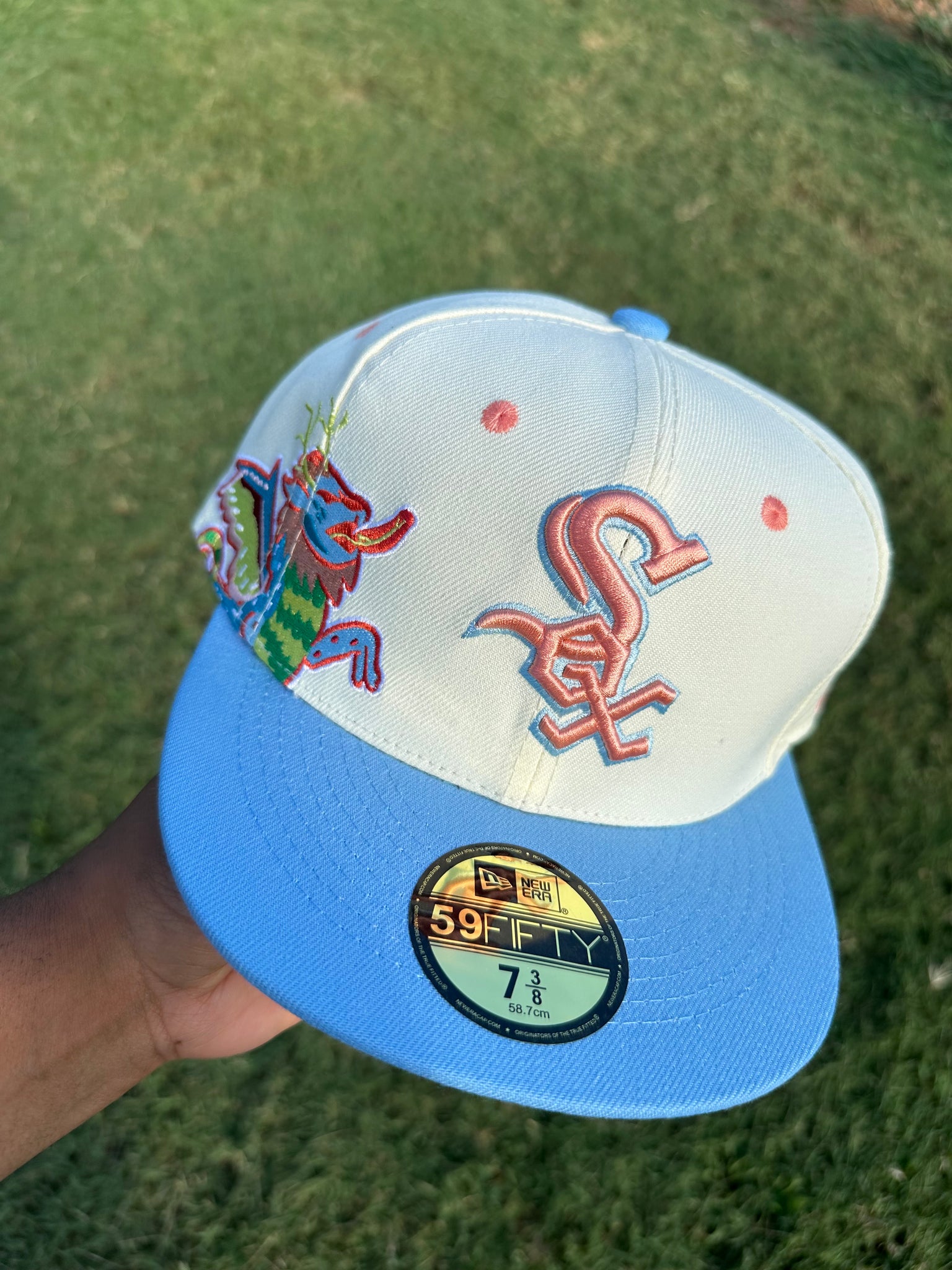 Dragon Bloom Fitted Cap