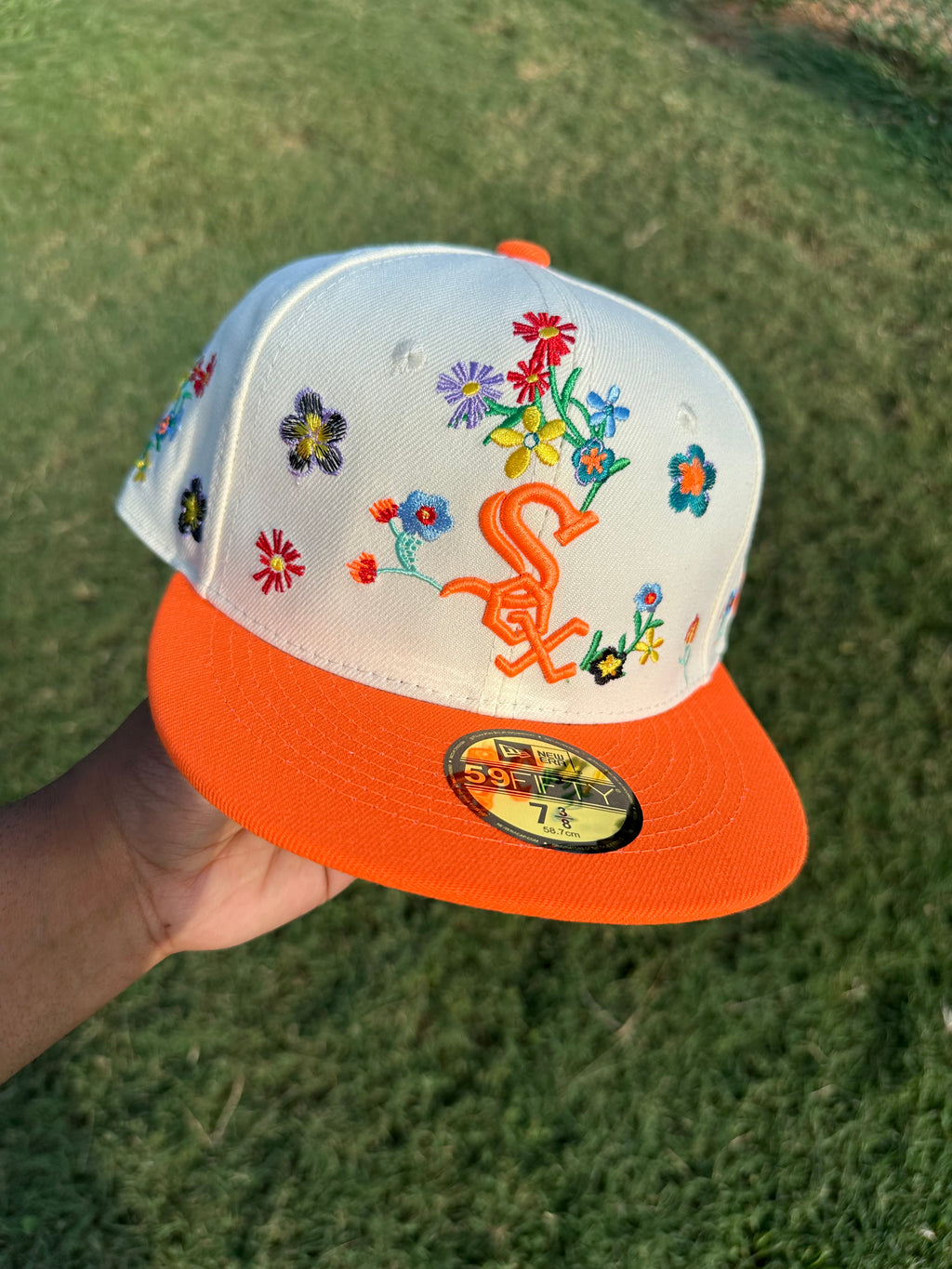 Blooming Flowers Fitted Cap
