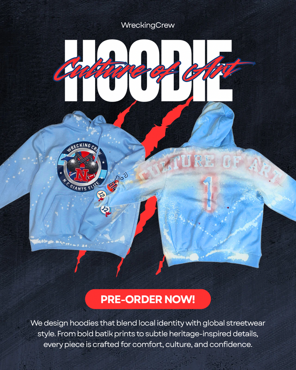 Wreckers x C.O.A Hoodie