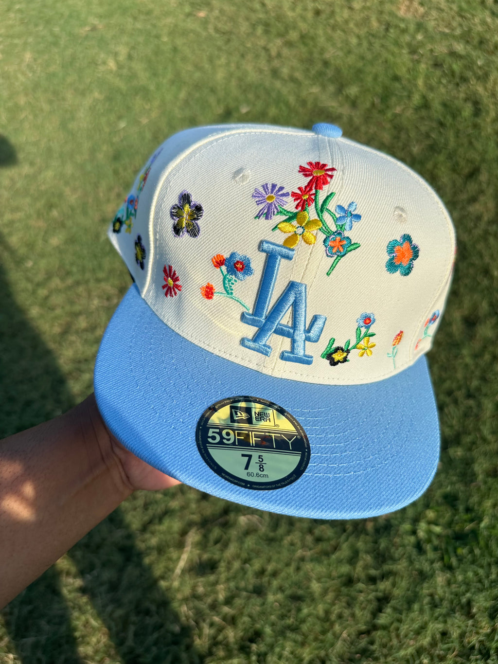 Blooming Flowers Fitted Cap