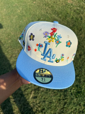 Blooming Flowers Fitted Cap