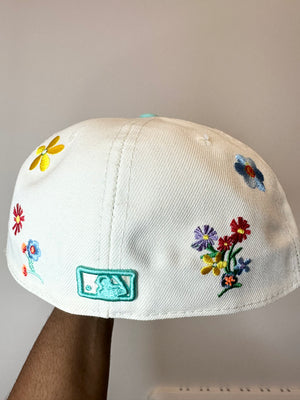 Blooming Flowers Fitted Cap