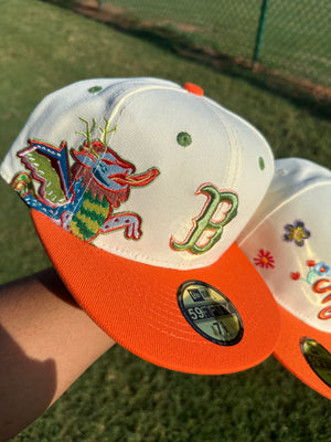 Dragon Bloom Fitted Cap