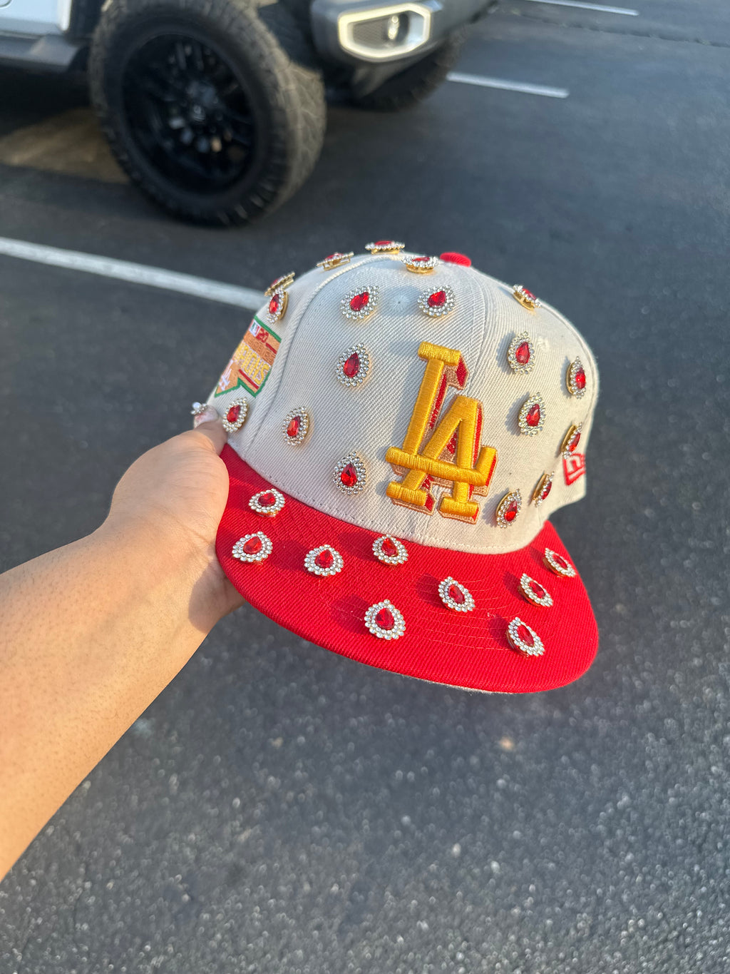 Ruby Kisses Fitted Cap