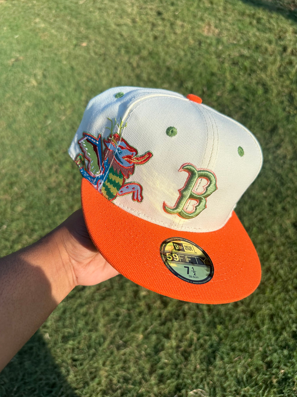 Dragon Bloom Fitted Cap